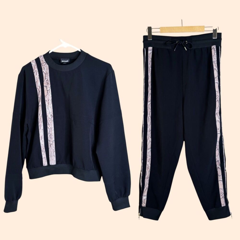 Just Cavalli Black Jogger Set